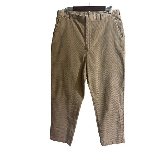 J Crew Men's Corduroy Chino Pants Flat Front Beige Size 36Wx30L - Picture 7 of 7
